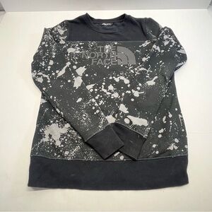 The North Face Men's Gray Splatter Crewneck Sweater